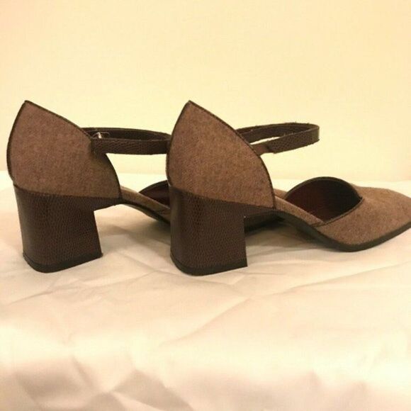 Bandolino Shoes Block Heel Ankle Strap Square Toe Y - Picture 7 of 7